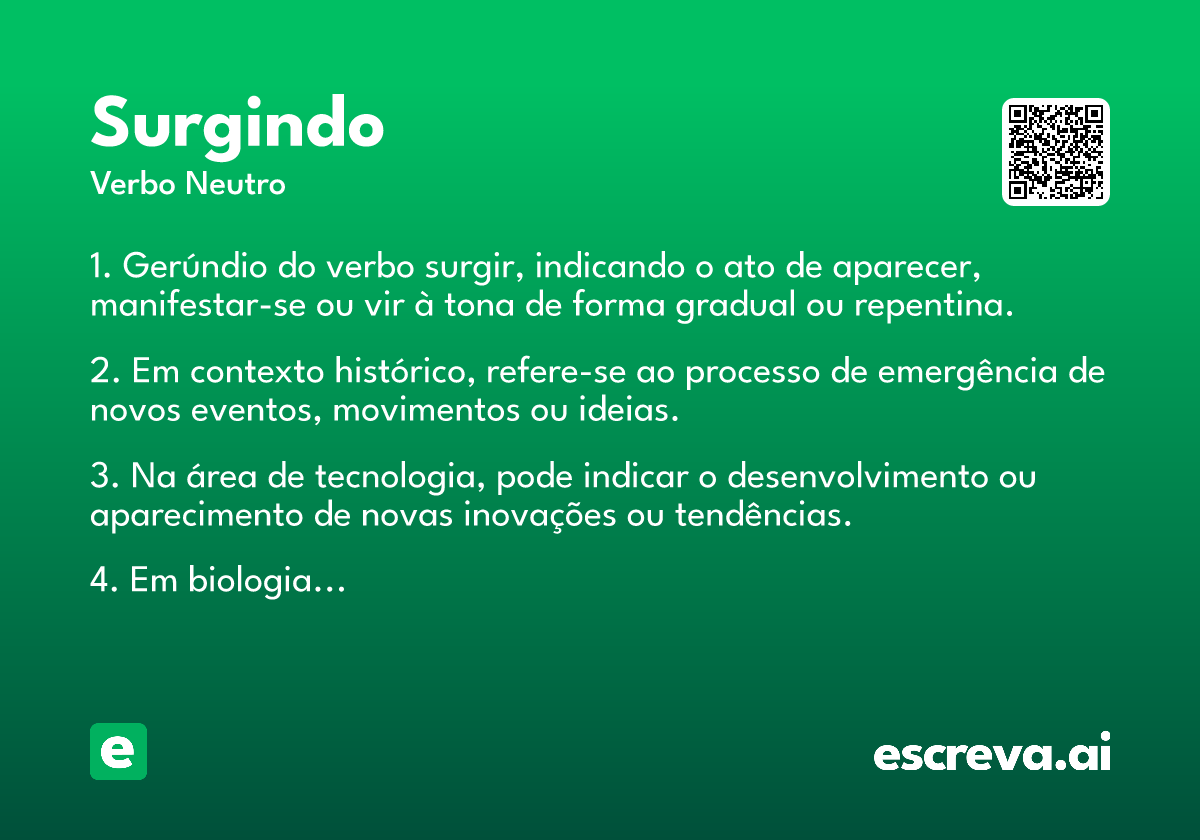 surgindo