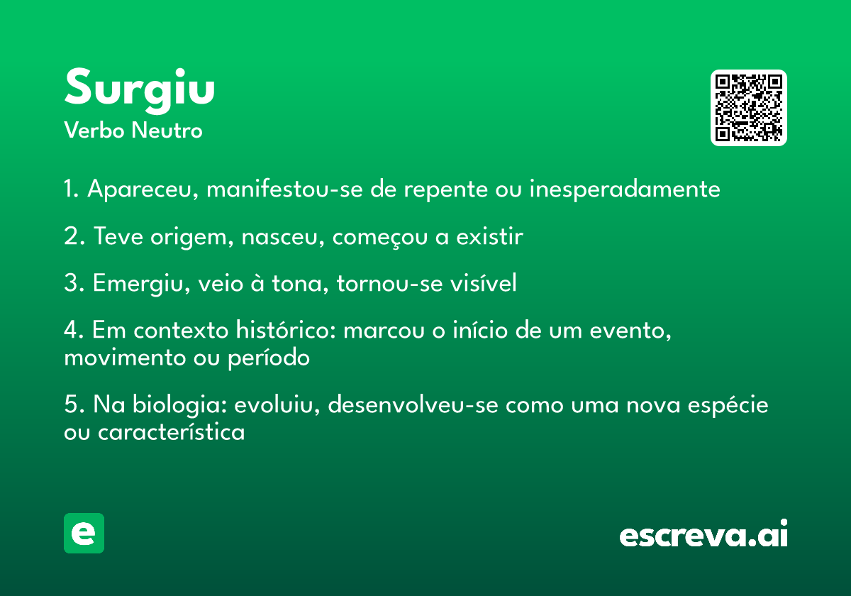 surgiu