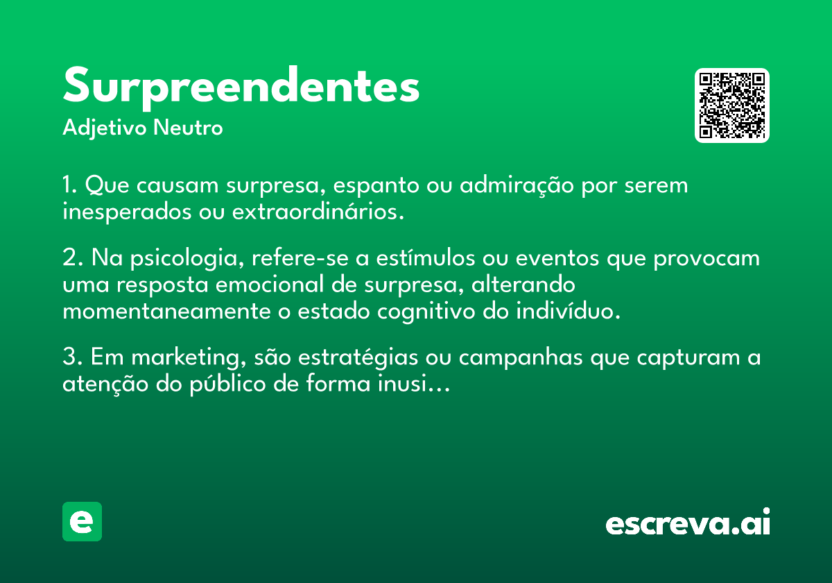 surpreendentes