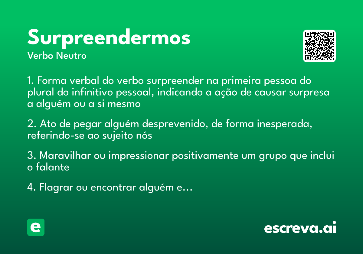 surpreendermos
