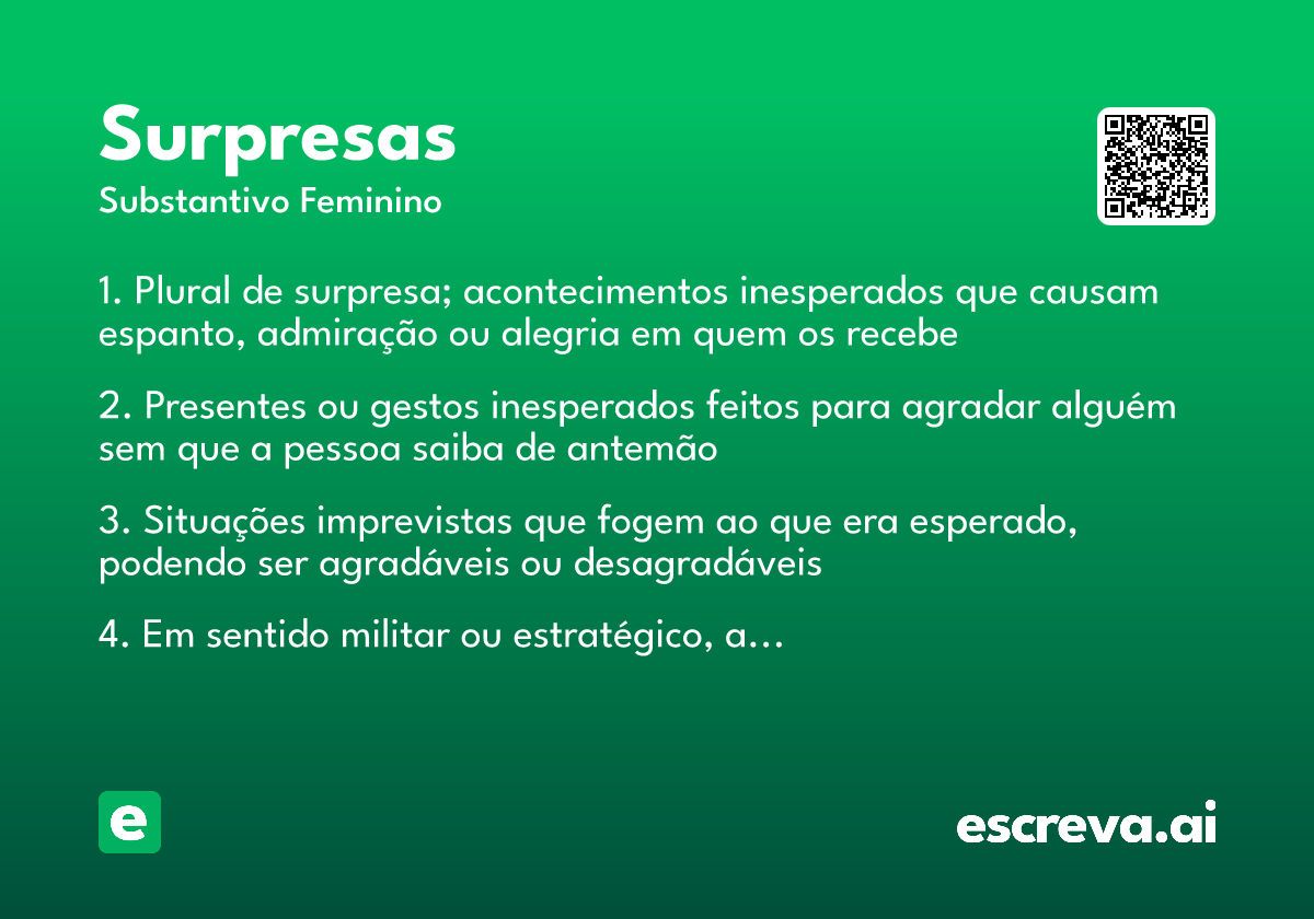 surpresas