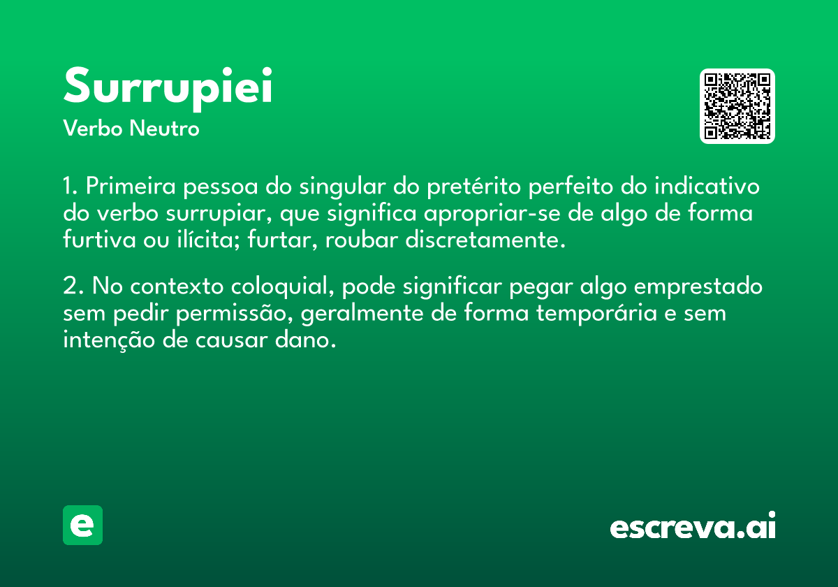 surrupiei