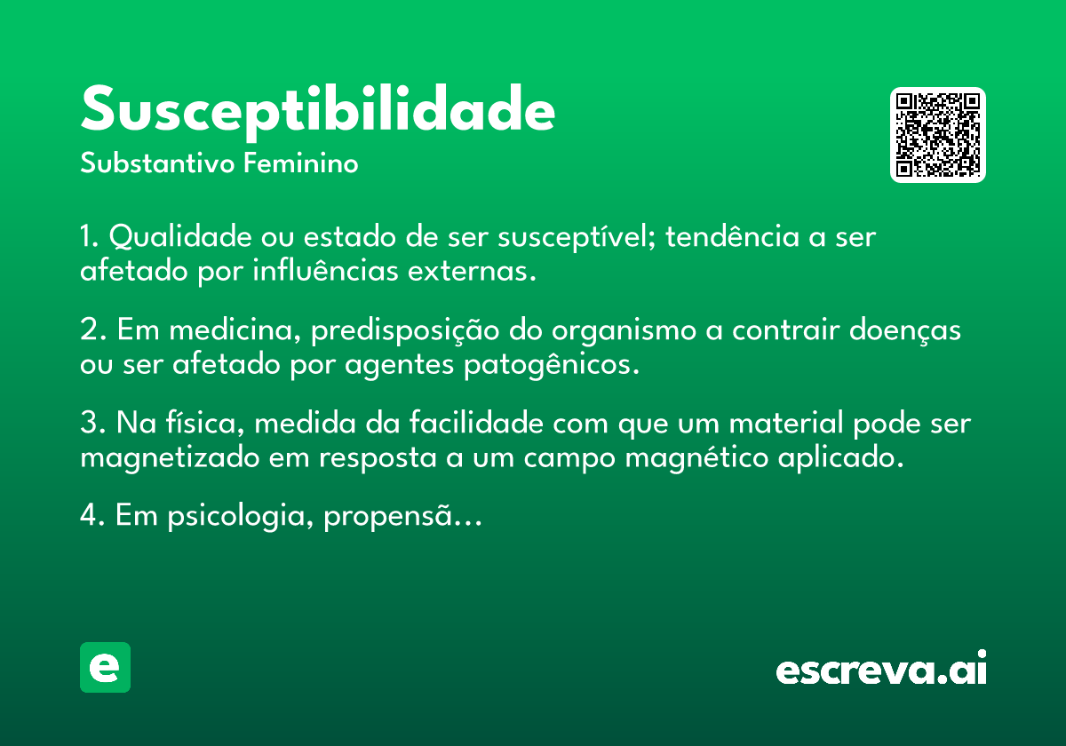 susceptibilidade