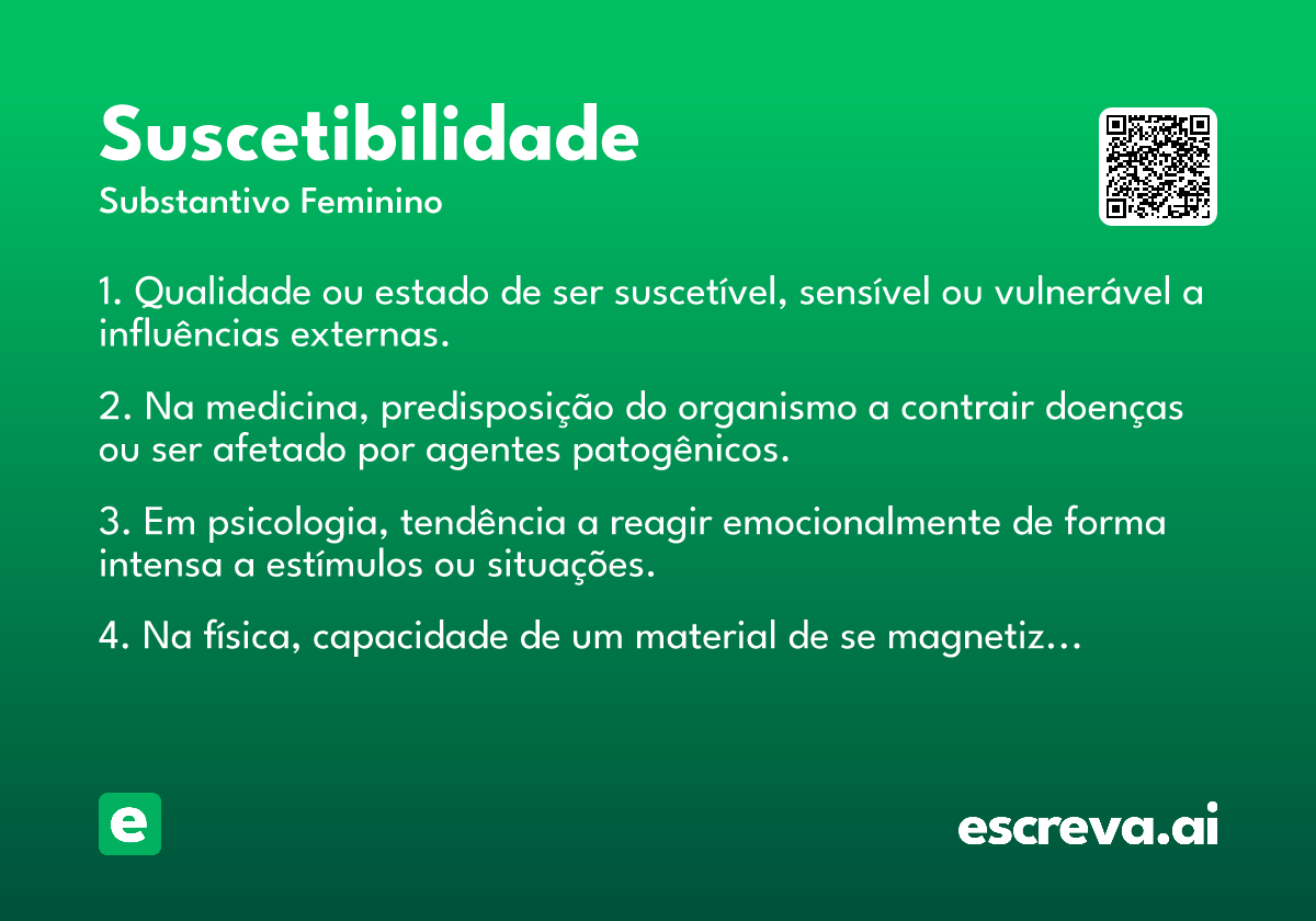 suscetibilidade