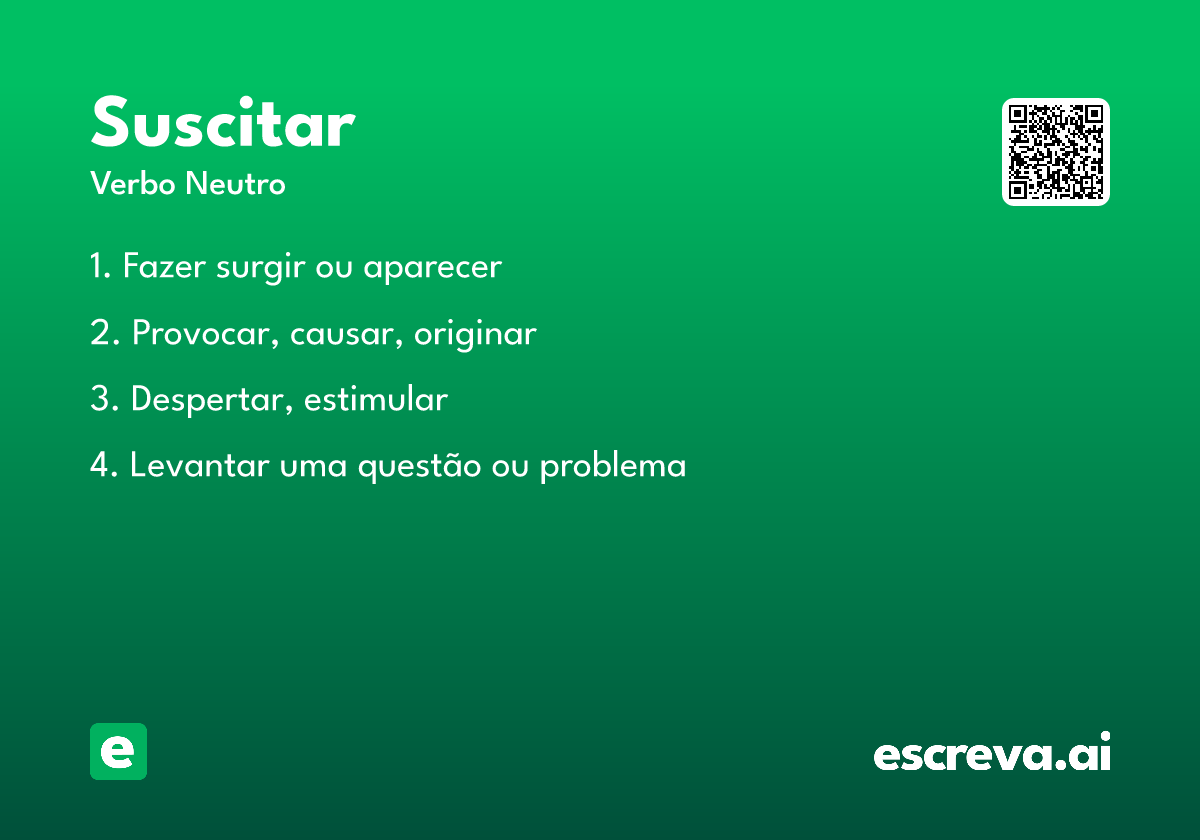 suscitar