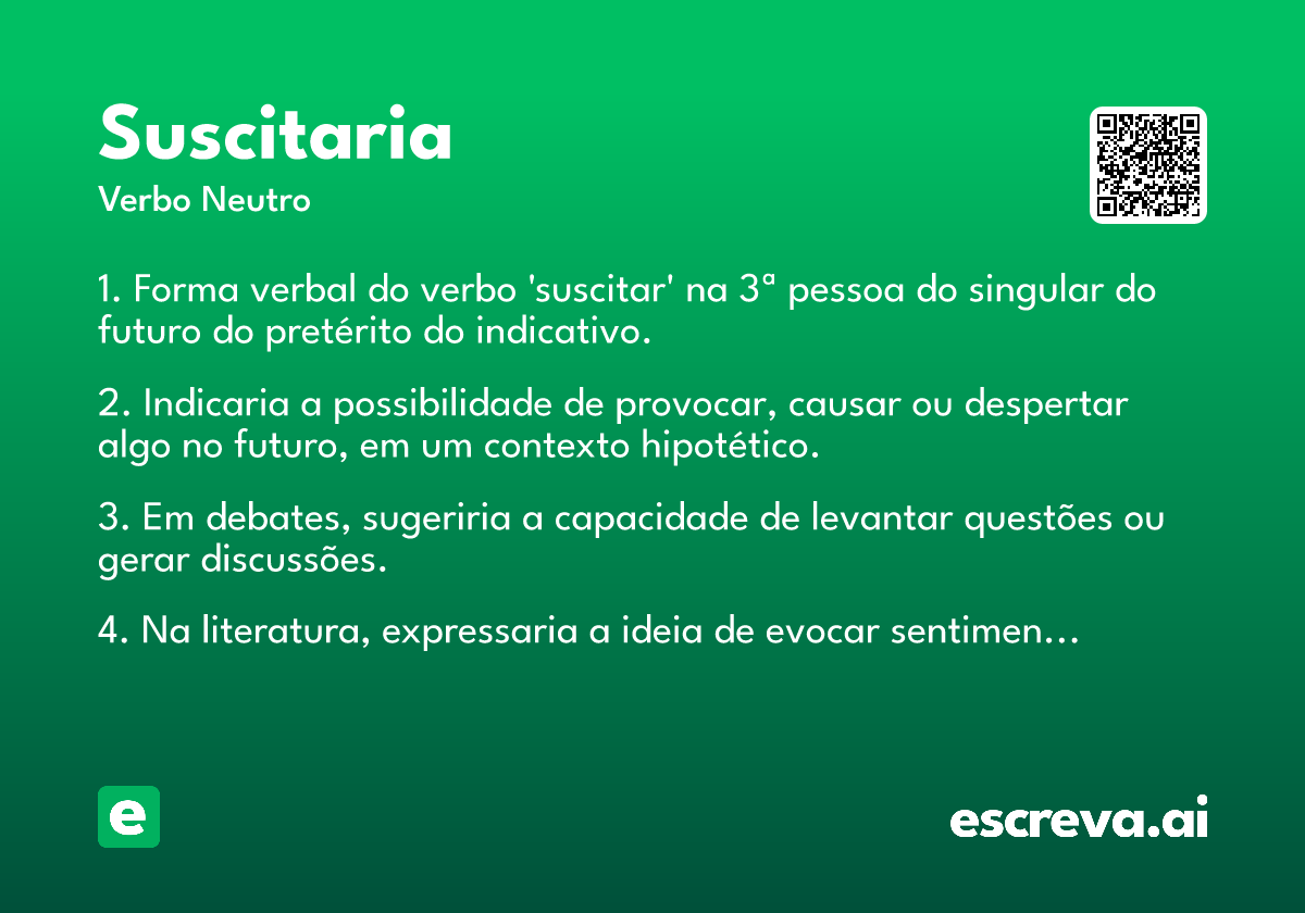 suscitaria