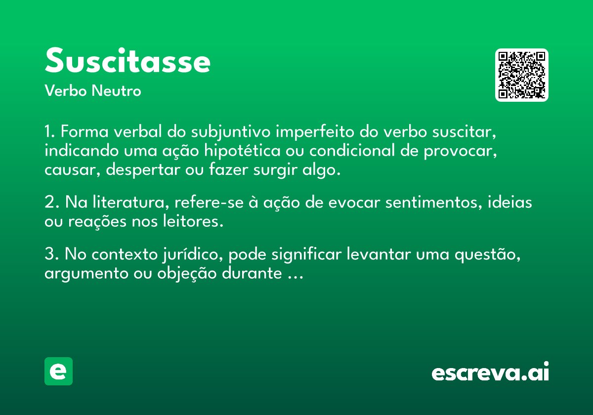 suscitasse