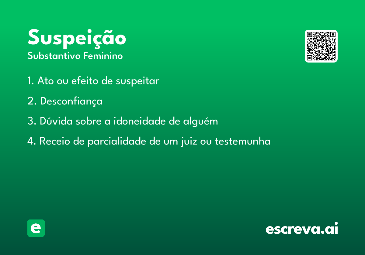 suspeição