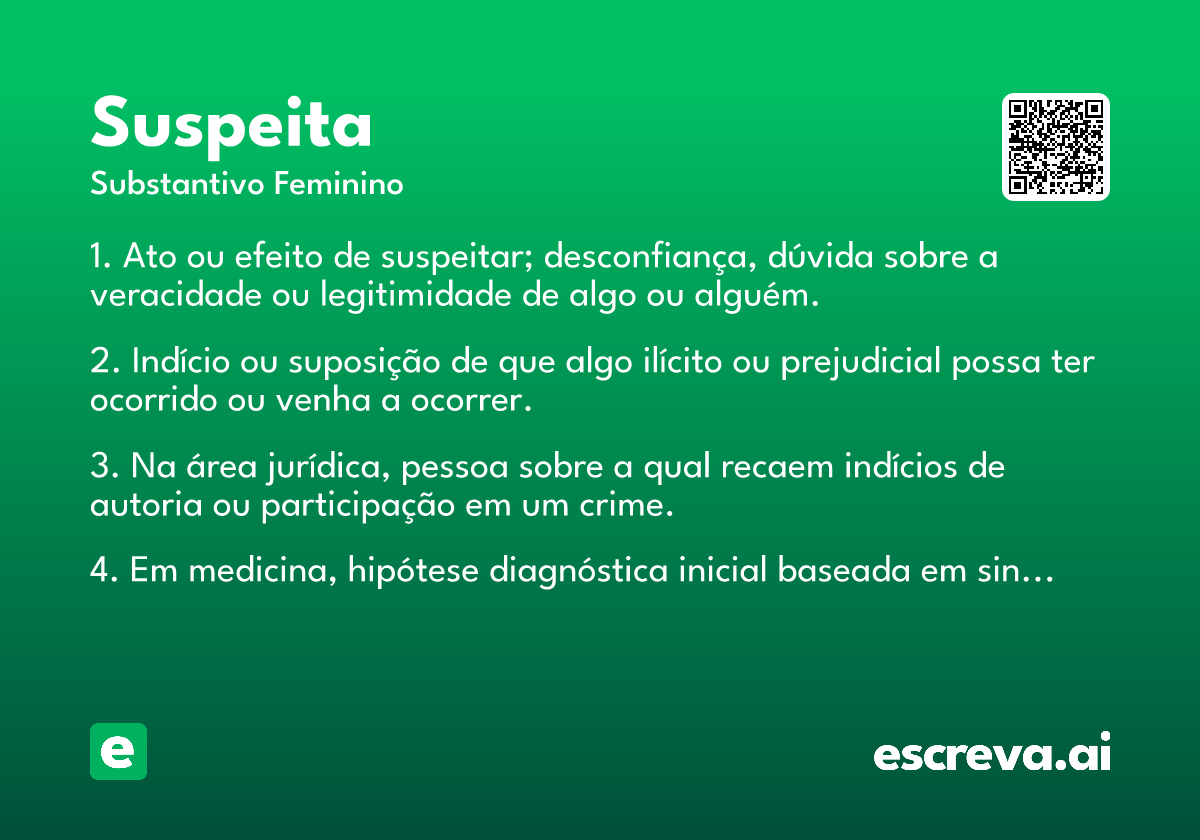 suspeita