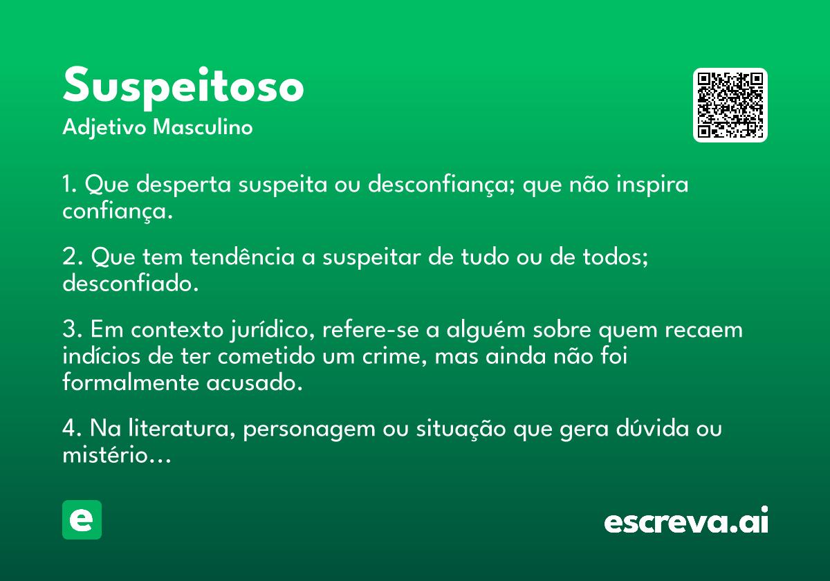 suspeitoso
