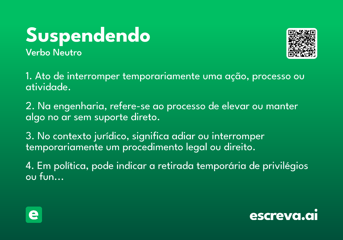 suspendendo