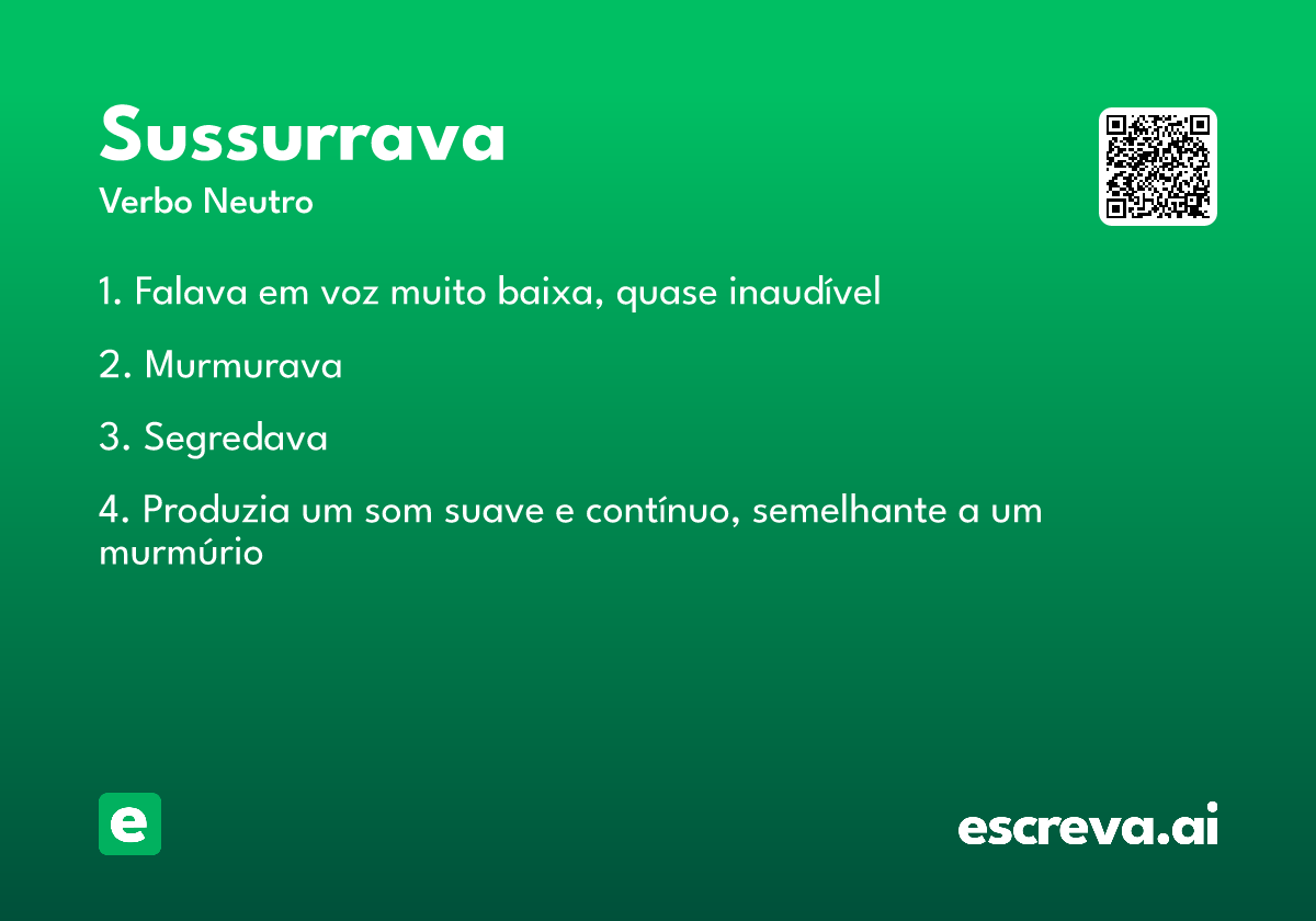 sussurrava