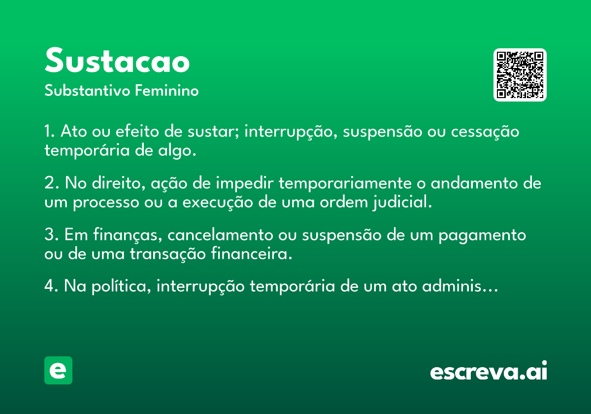 sustacao
