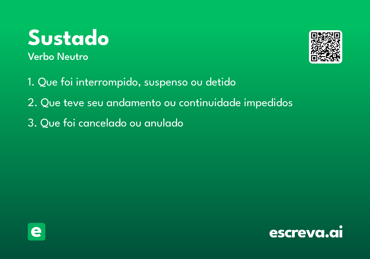 sustado