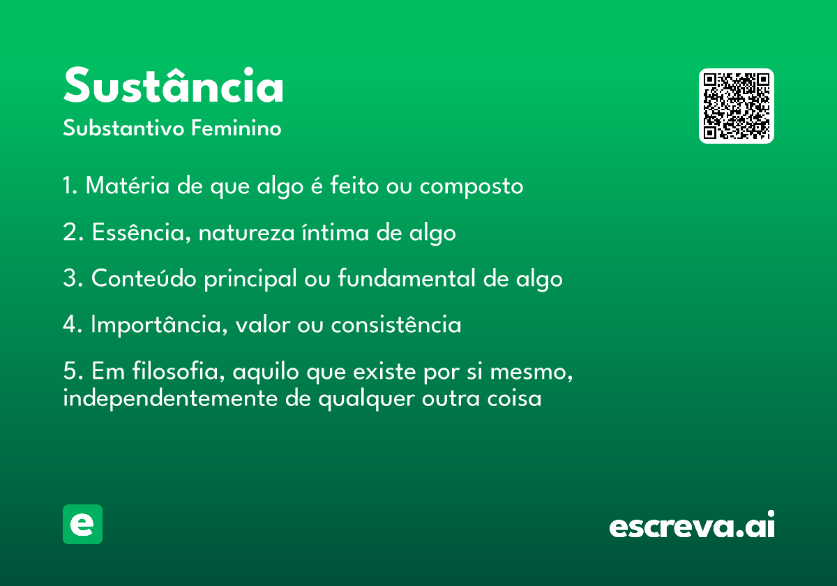 sustância