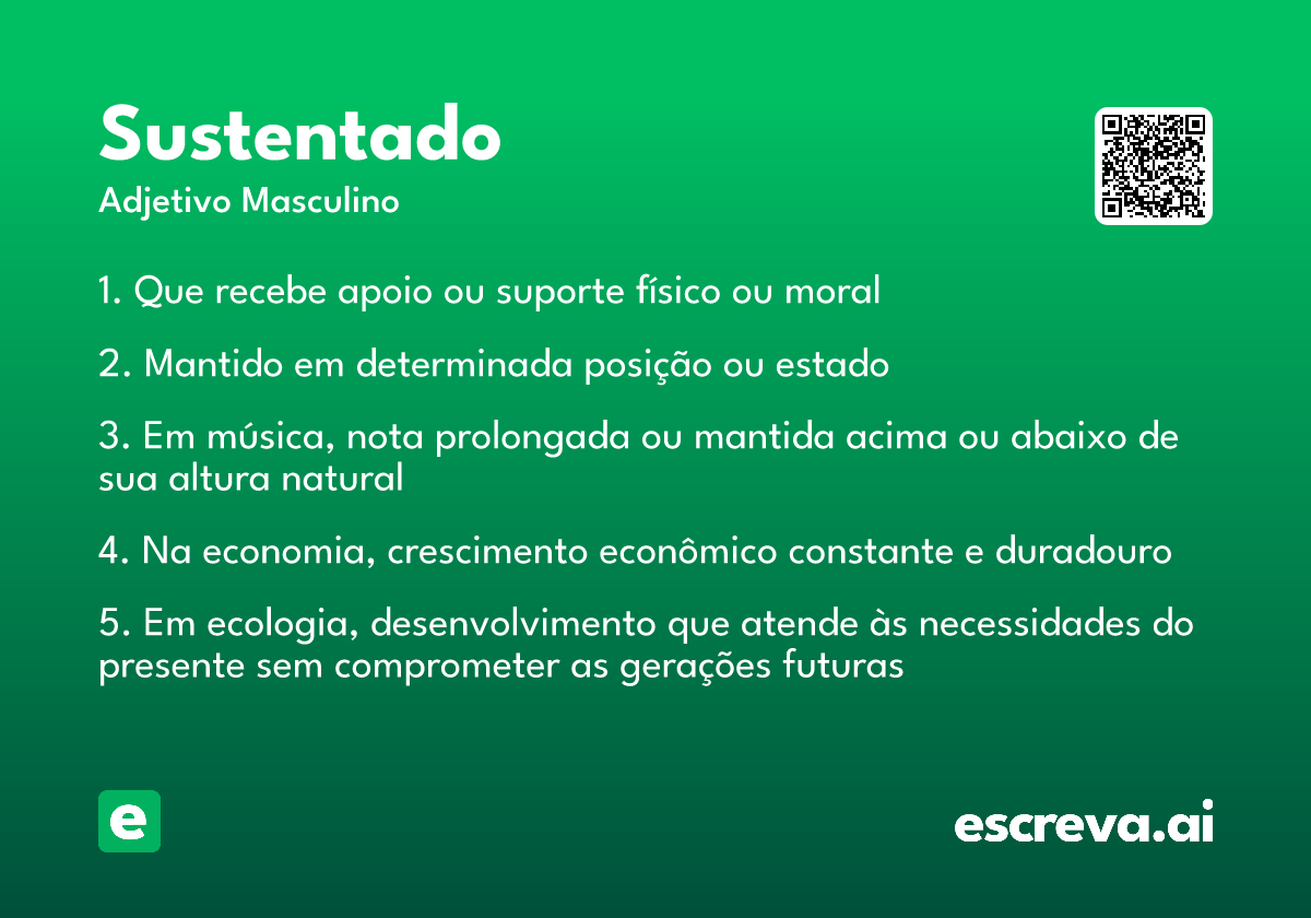 sustentado