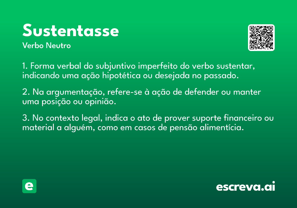 sustentasse
