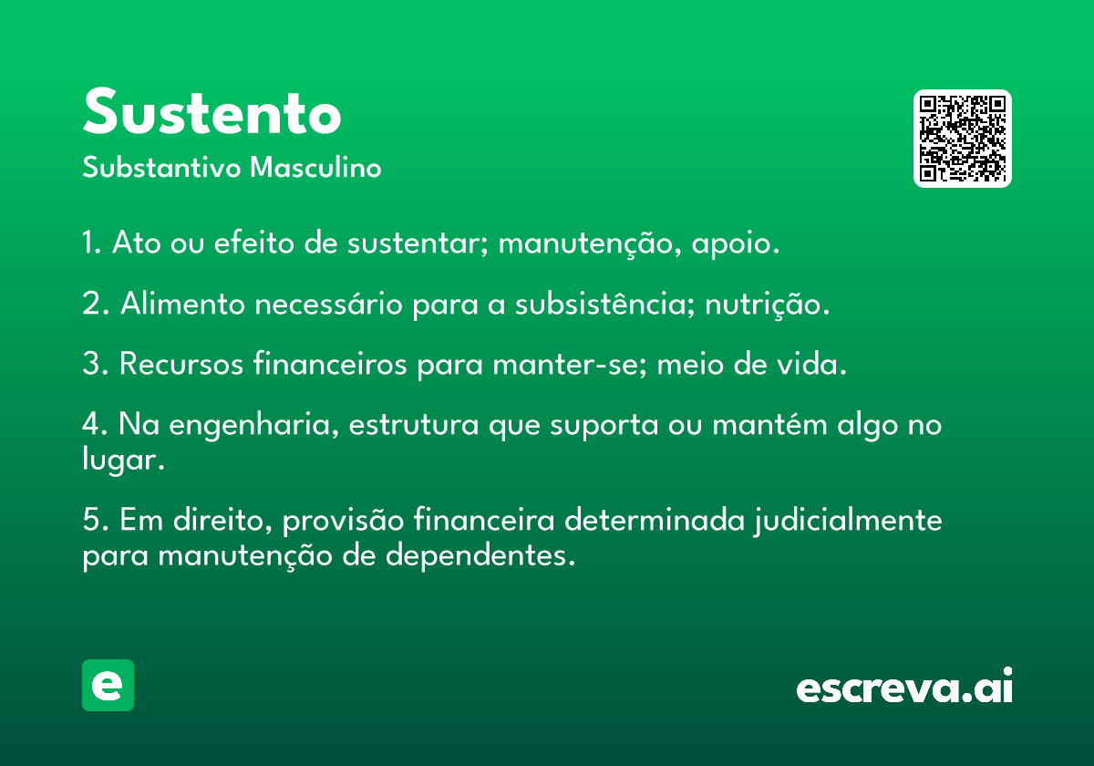 sustento