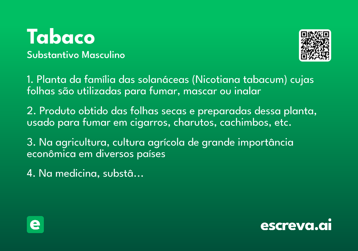 tabaco
