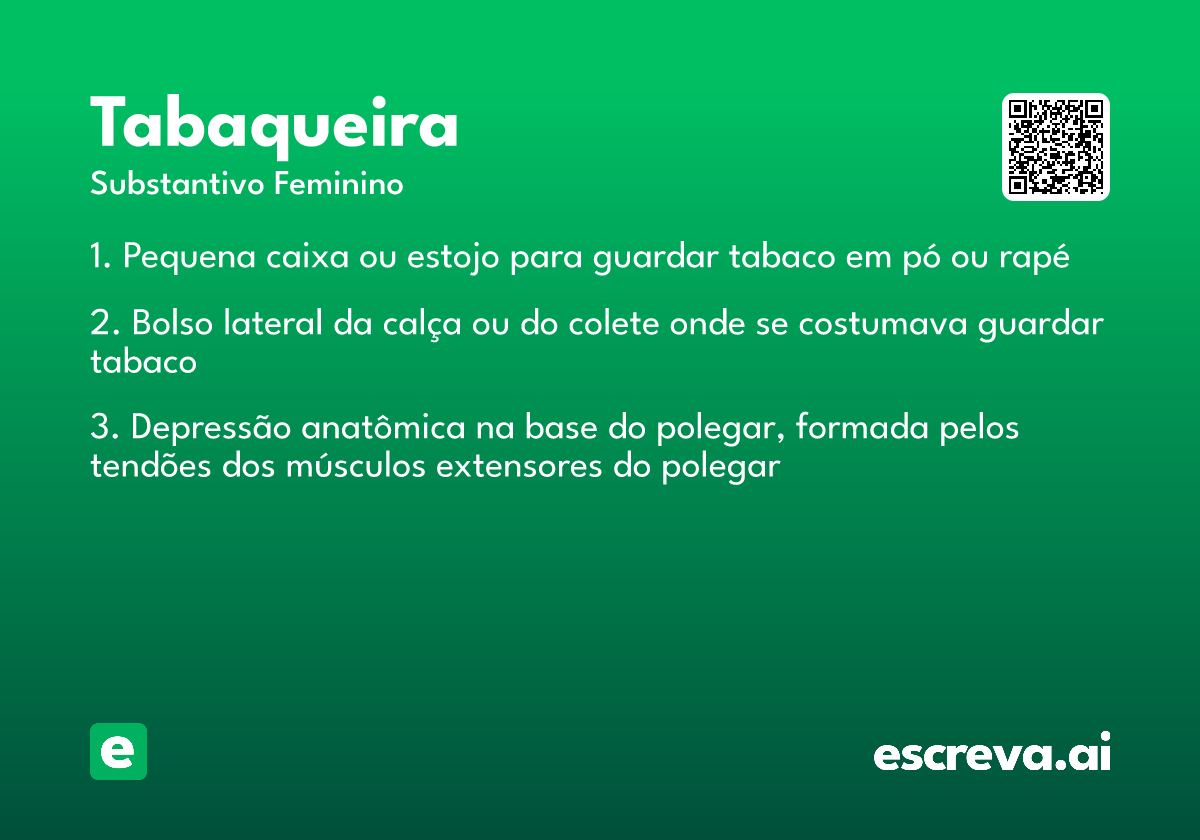 tabaqueira