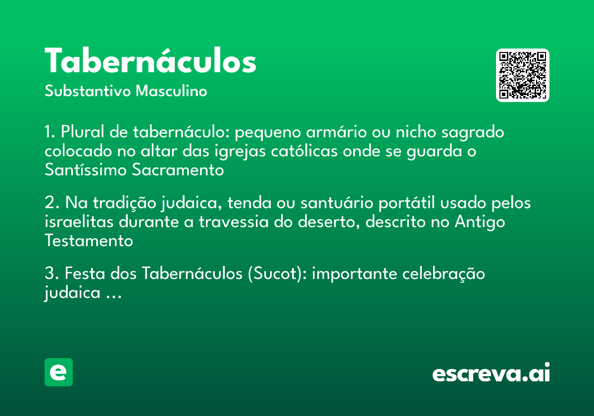 tabernáculos