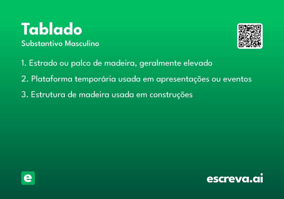 tablado
