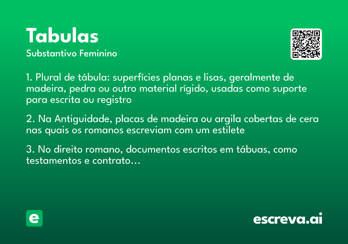 tabulas