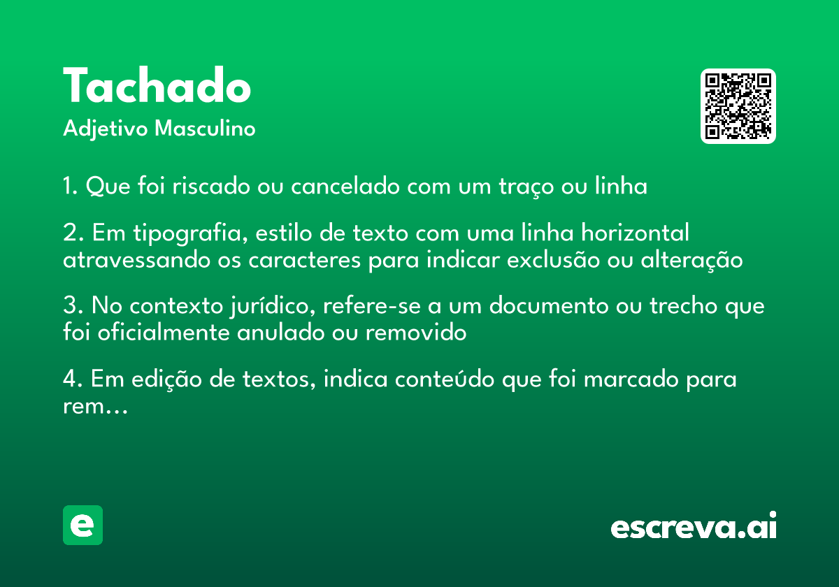 tachado