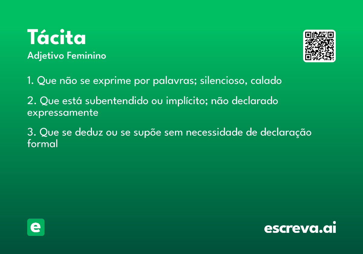 tácita