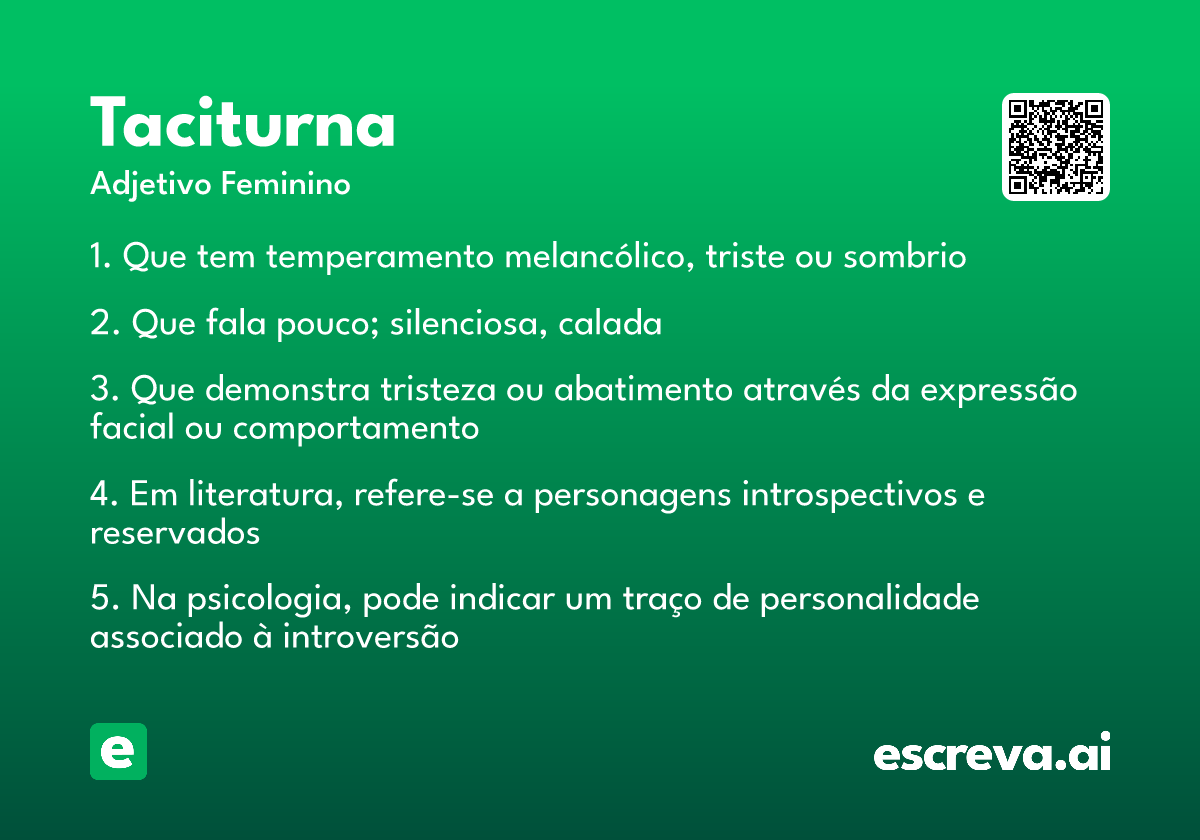 taciturna