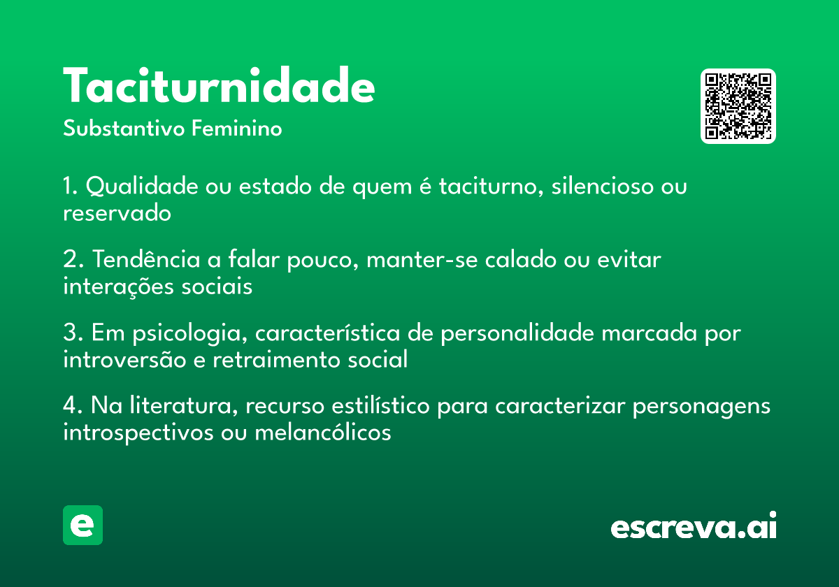 taciturnidade