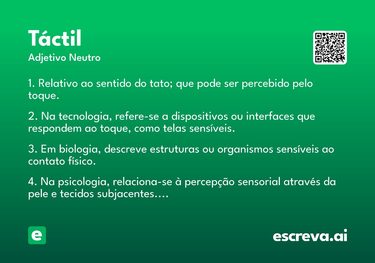 táctil