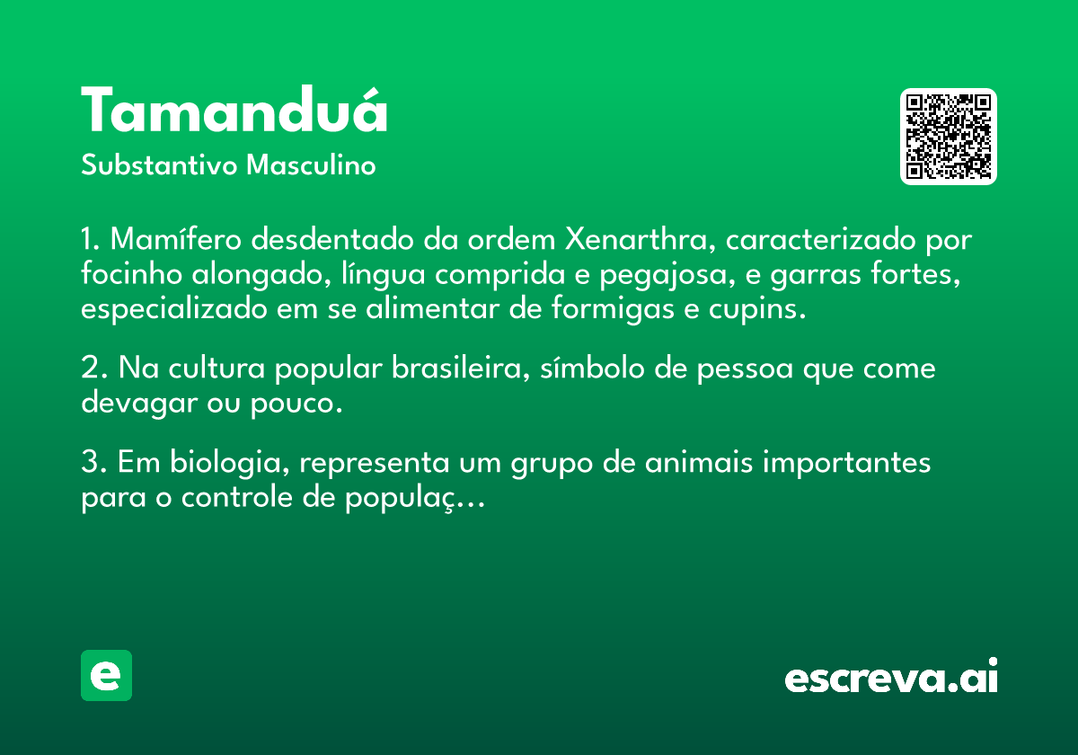tamanduá