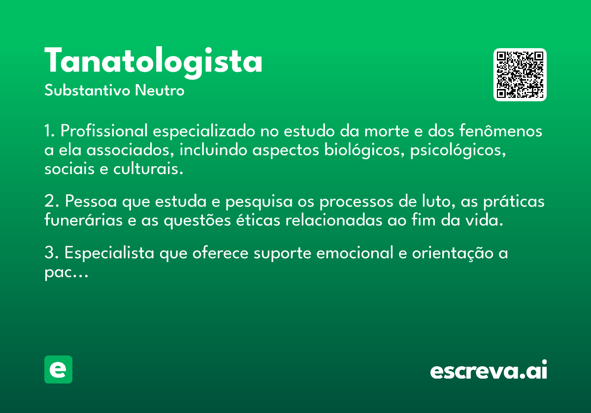 tanatologista