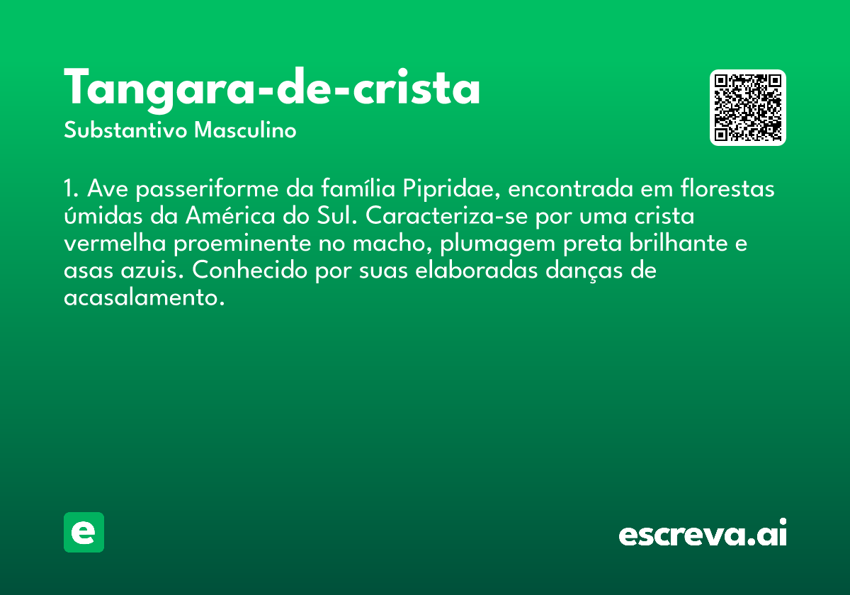 tangara-de-crista