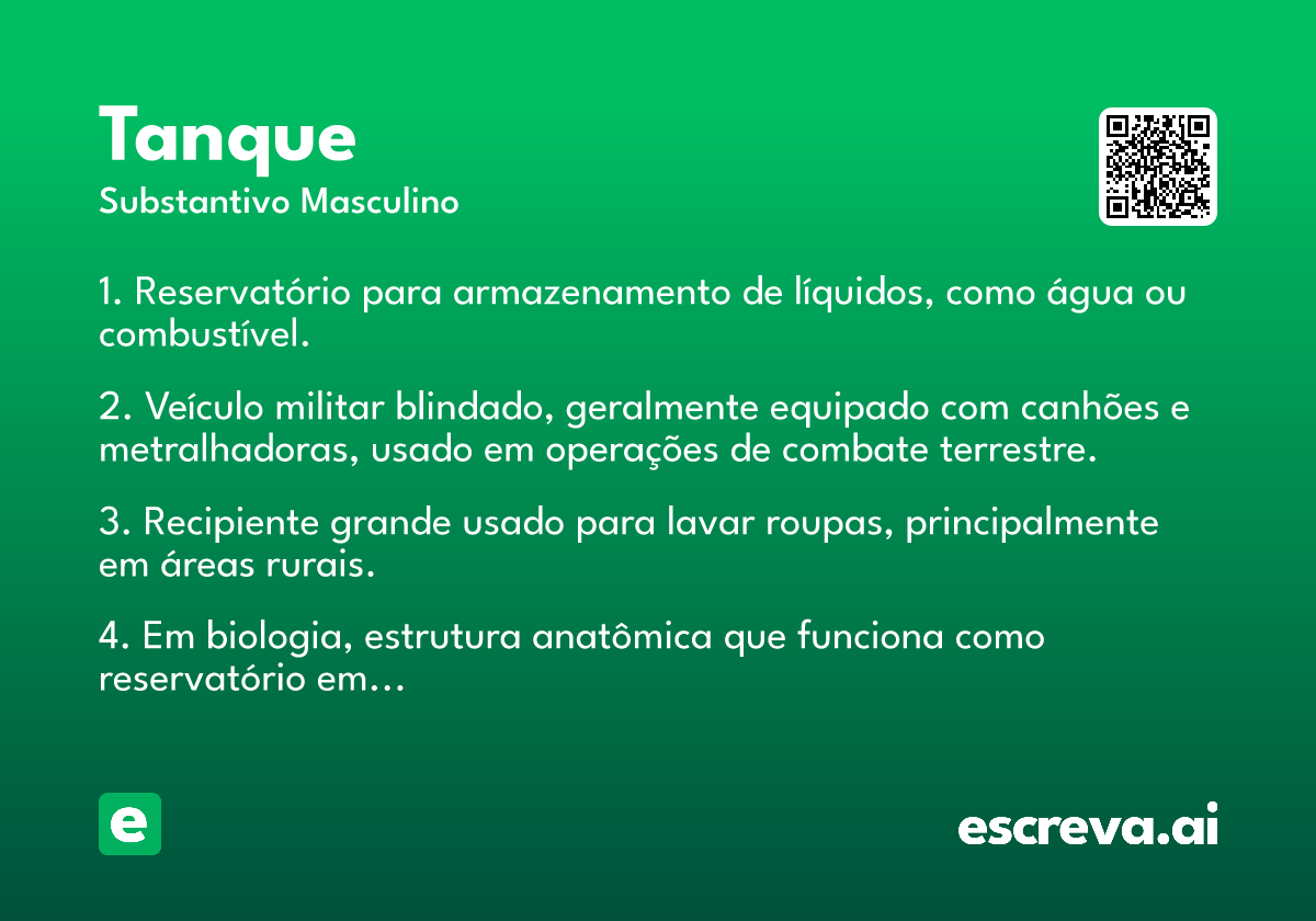 tanque