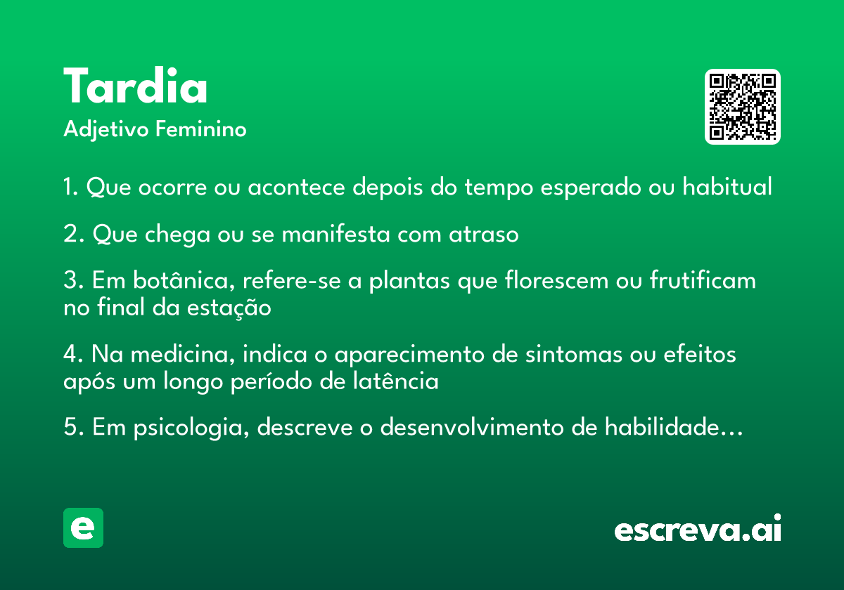 tardia