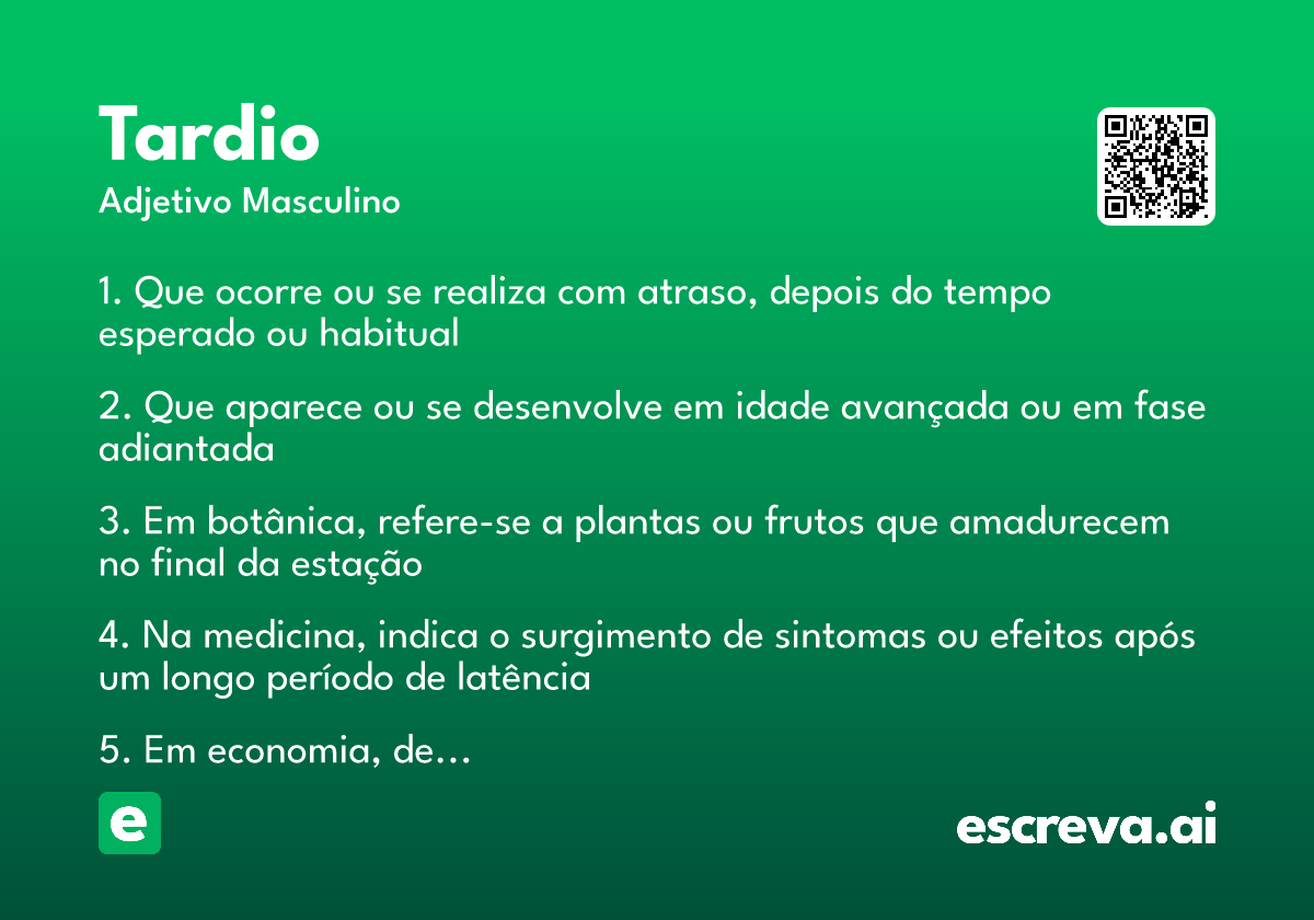 tardio