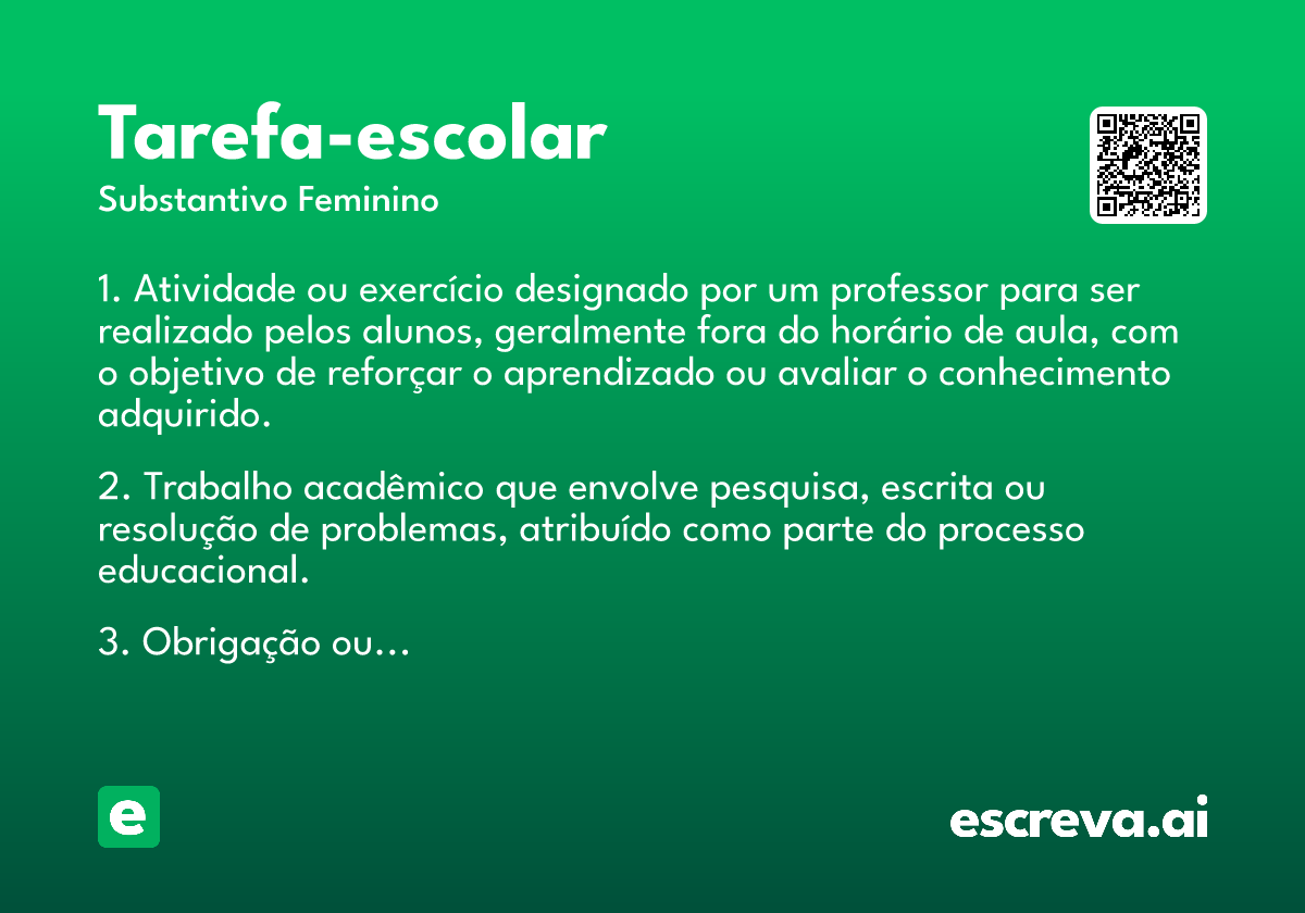 tarefa-escolar