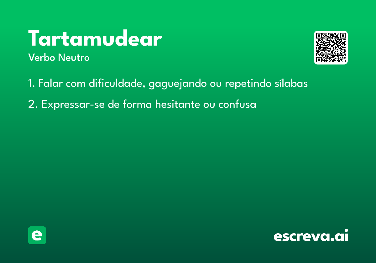 tartamudear