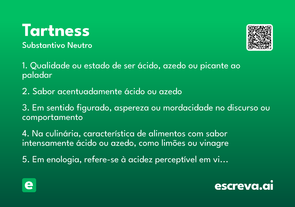 tartness
