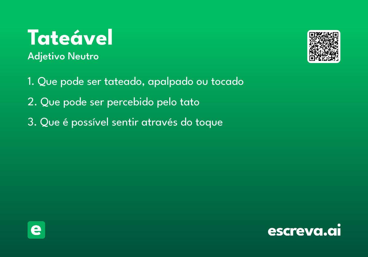 tateável