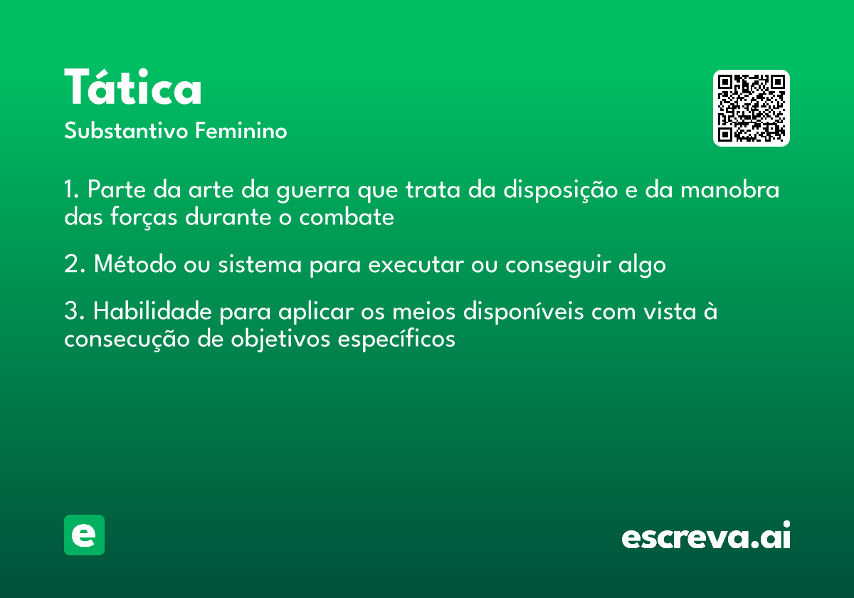 tática