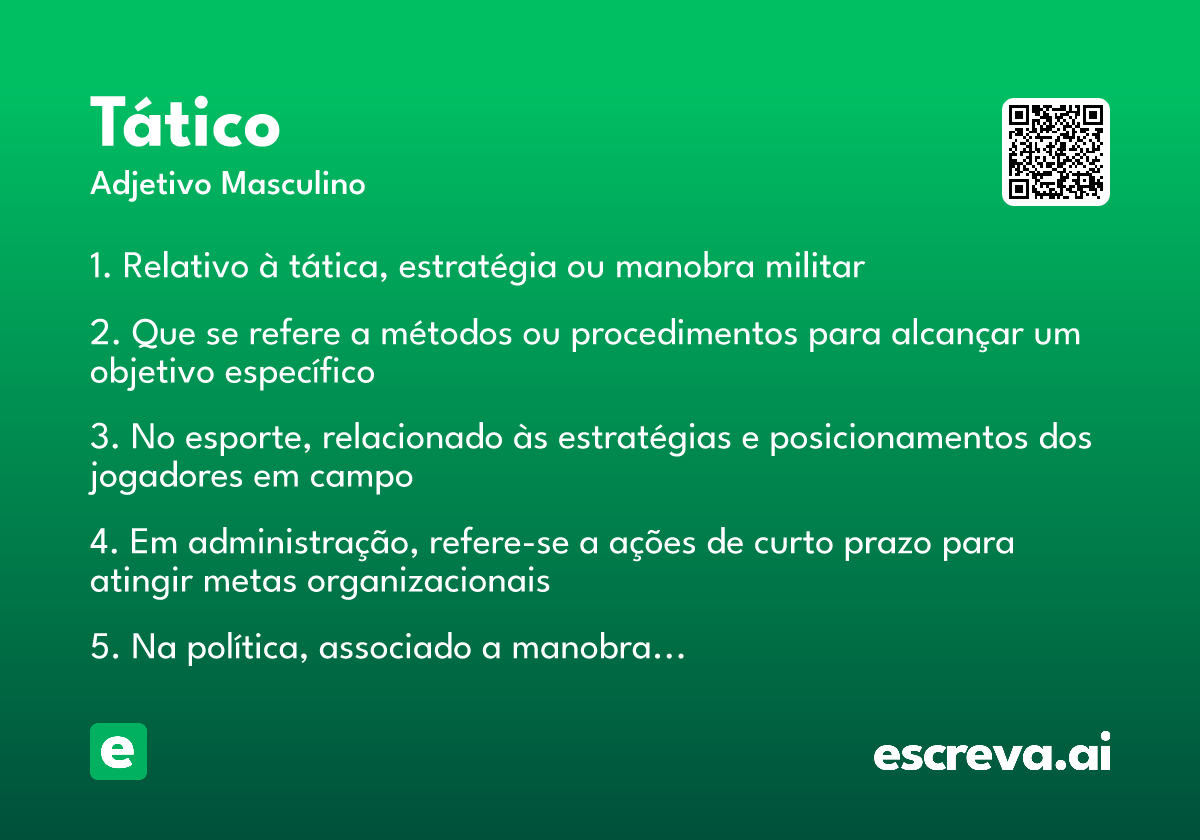 tático