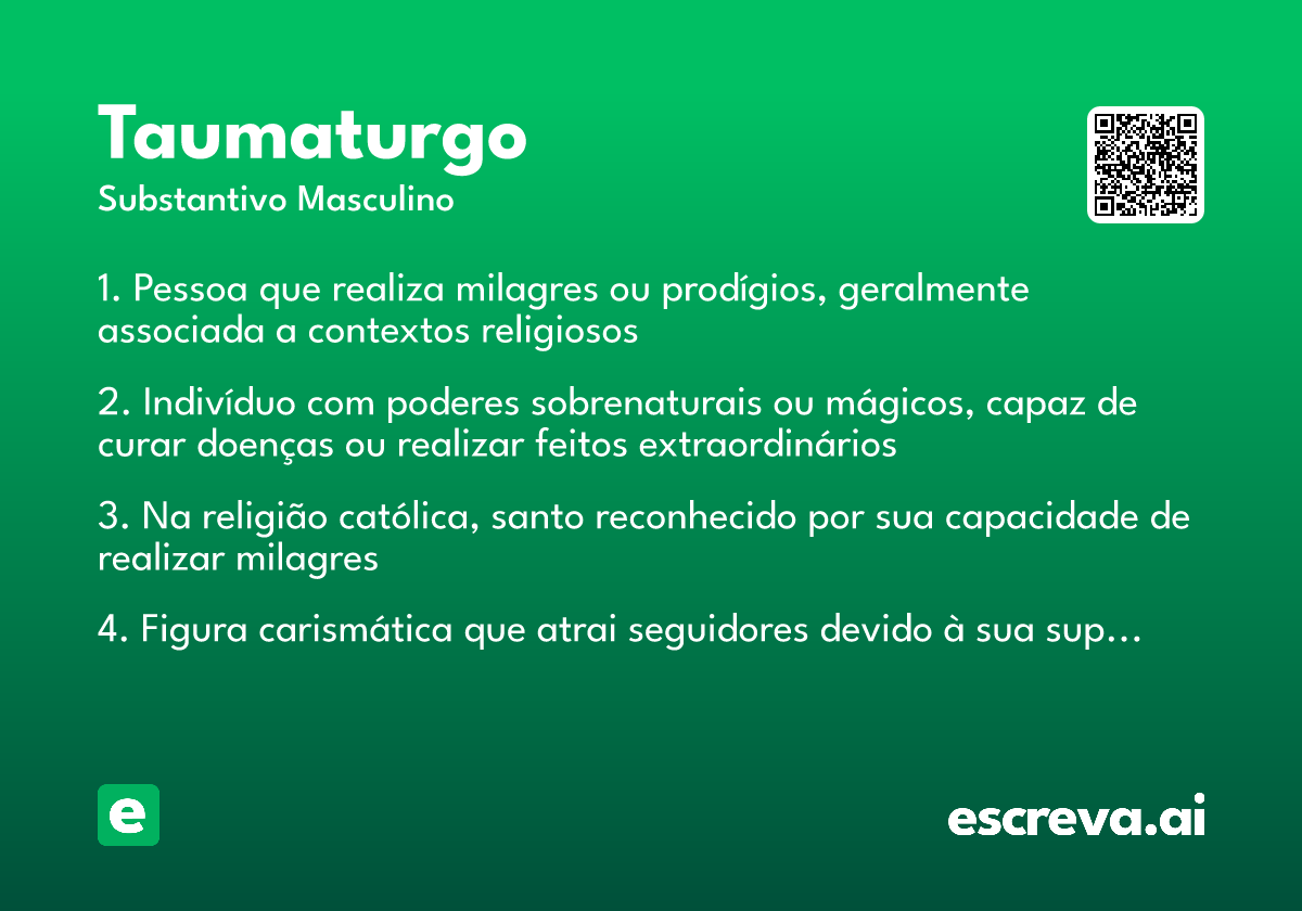 taumaturgo