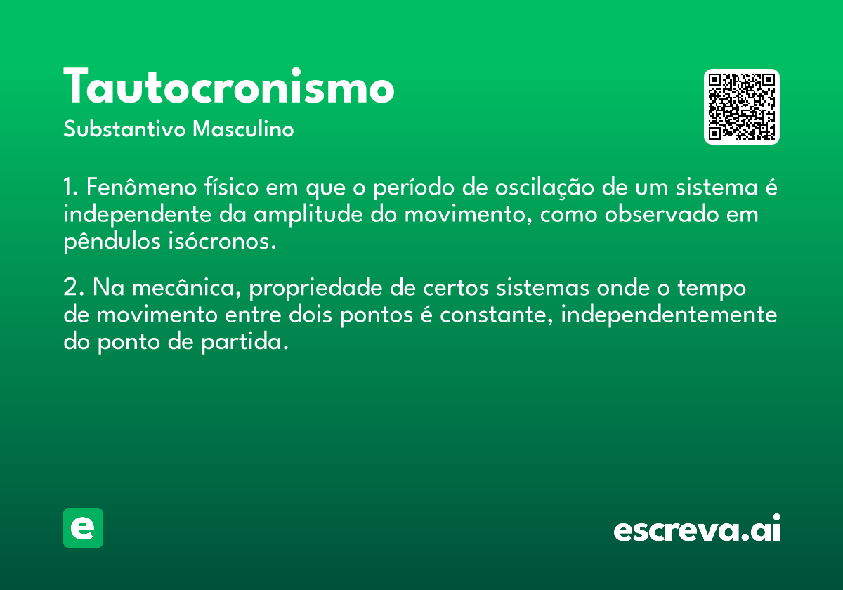 tautocronismo