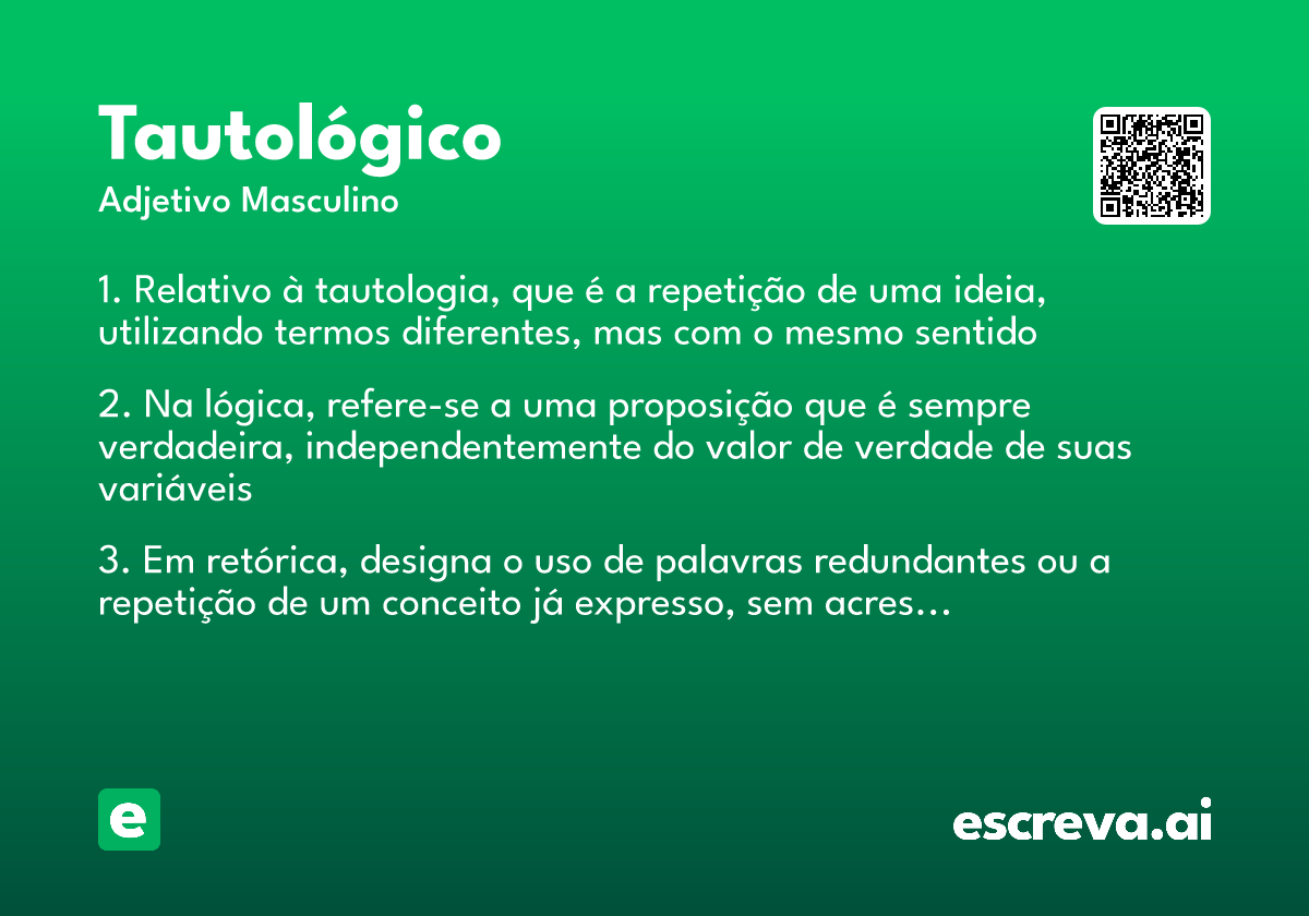 tautológico