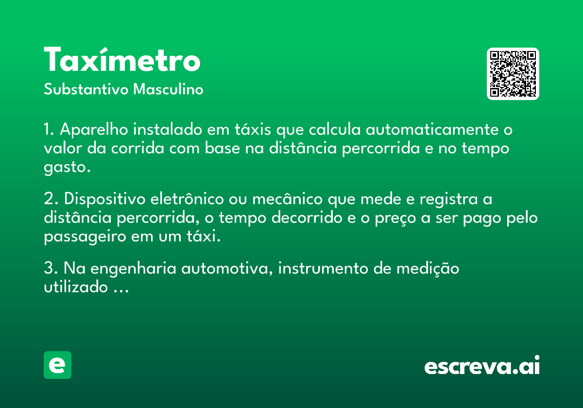 taxímetro