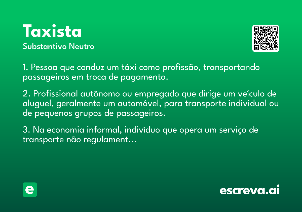 taxista