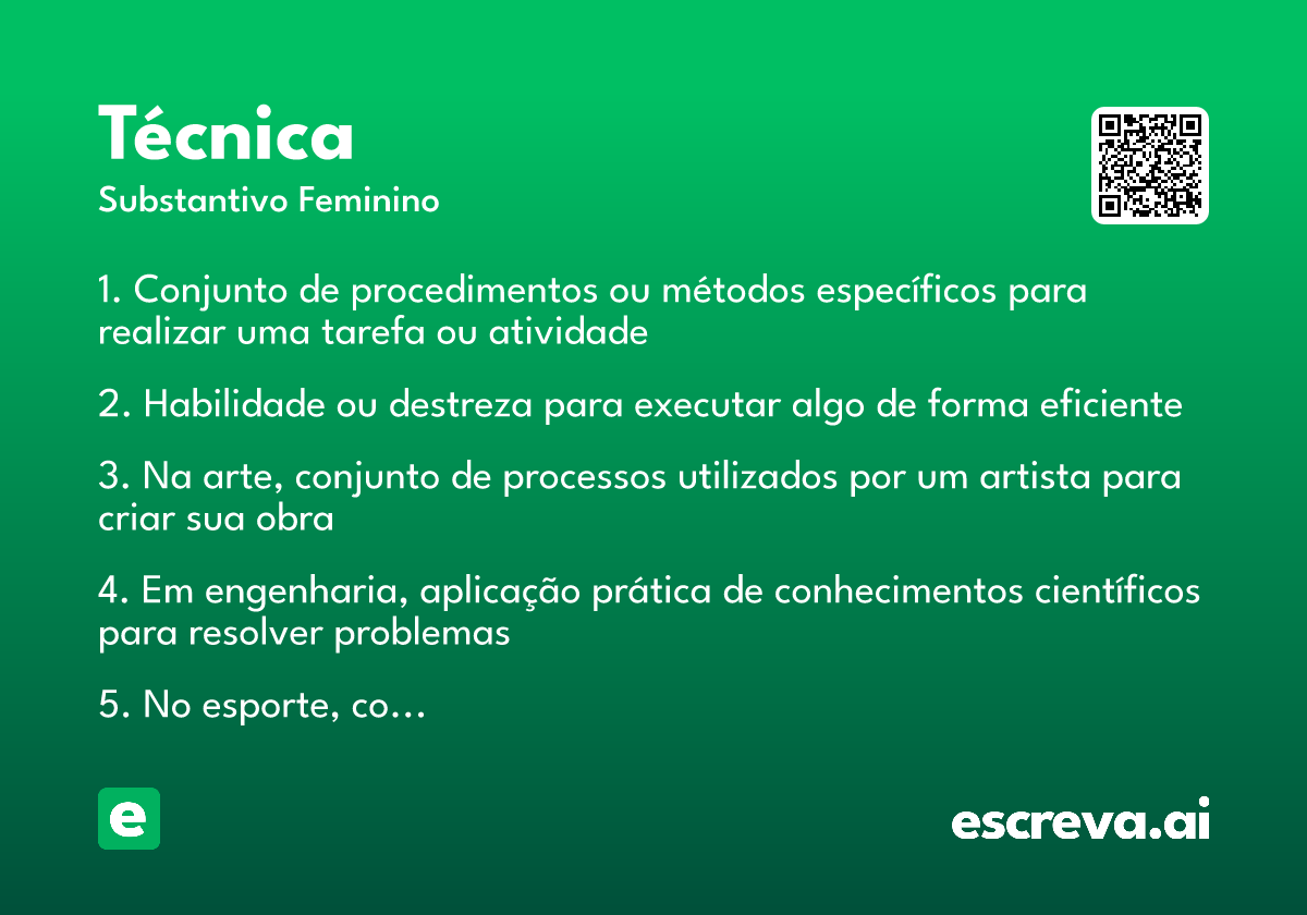 técnica